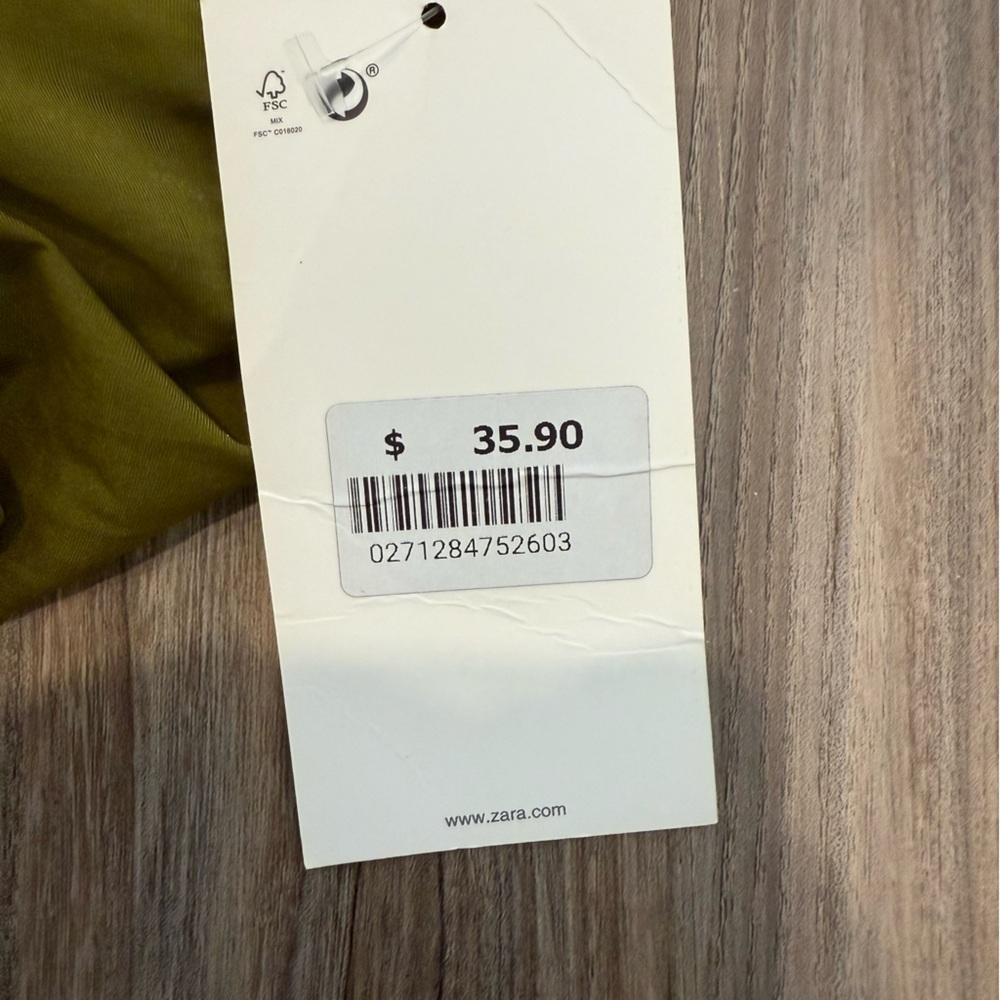 NWT Zara Two Piece Chartreuse High Neck Tank and Midi Skirt - Picture 12 of 13